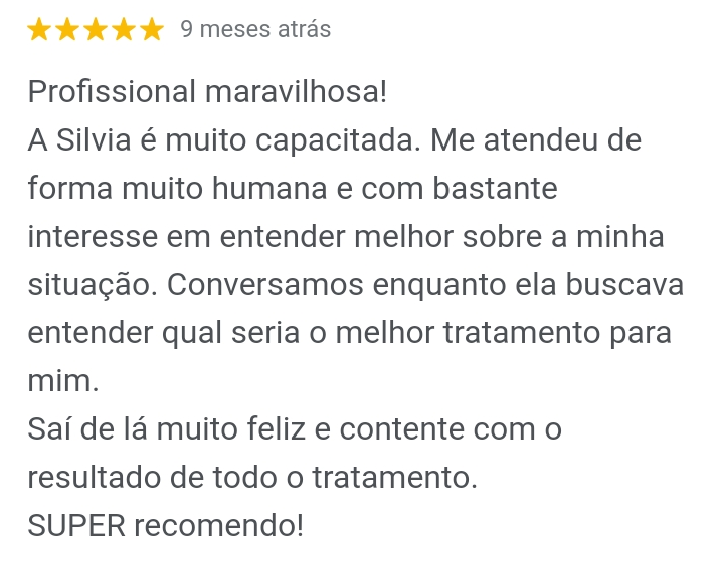 Depoimento de paciente que fez acupuntura por dor, causada por má postura